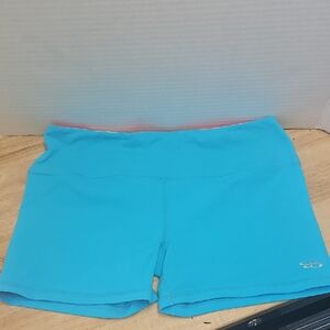 Boombah Women's Turquoise Athletic Shorts, Large.